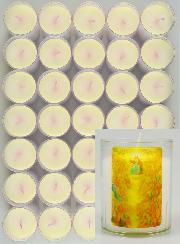 Set di 24 Candele Votive Festa di Ognissanti