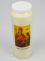 Candela per Novena a San Valentino