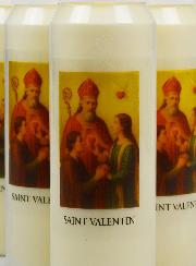 Set di 20 Candele per Novena a San Valentino