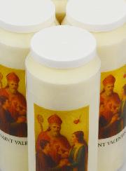 Set di 20 Candele per Novena a San Valentino