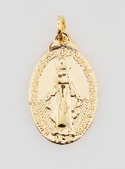 Medaglia Miracolosa in Oro Placcato - 25mm