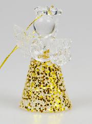 Set di 6 Angeli di Natale da Appendere - 4,5cm