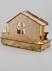 Presepe di Natale Luminoso Natività 20cm