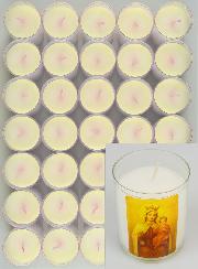 Set di 48 Candele Votive Madonna del Monte Carmelo
