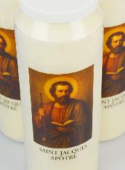 Set di 3 Candele per Novena a San Giacomo Apostolo