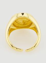 Chevalière Ex Voto in Ottone Dorato Regolabile