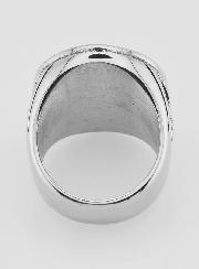 Chevalière di San Benedetto in Acciaio Inox - T19