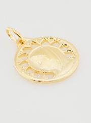 Medaglia Vergine Maria Traforata in Oro Placcato - 20mm