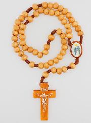 Rosari Vergine Miracolosa Grani in Legno