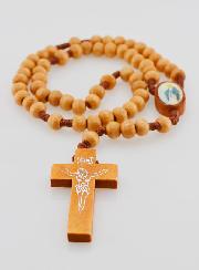 Rosari Vergine Miracolosa Grani in Legno