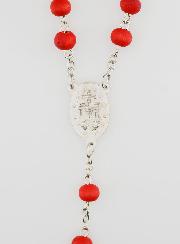 Rosario Vergine Miracolosa in Legno di Rosa