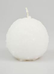 Candela Decorazione Palla d'Inverno - 8cm