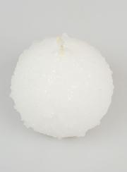 Candela Decorazione Palla d'Inverno - 8cm