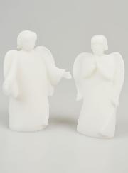 Presepe di Natale in Alabastro - Angeli Messaggeri 8,5 cm