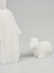 Presepe di Natale in Alabastro - Pastore e Pecora 9cm