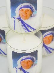 Set di 4 Candele Votive Santa Madre Teresa