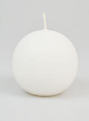 Candela Sfera Decorativa 80mm - Bianco