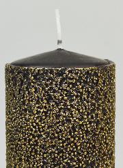 Candela Decorativa di Lusso - Nero & Oro