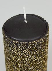 Candela Decorativa di Lusso - Nero & Oro