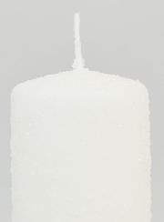 Candela di Natale Effetto Neve - 10cm