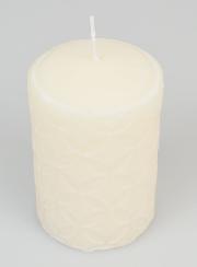 Candela Decorativa Effetto Ceramica – Avorio