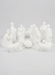 Presepe di Natale Completo in Alabastro - 12 Pezzi