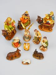 Presepe di Natale con 11 statuine - 7 cm