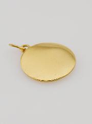 Medaglia del Crisma in Acciaio Dorato - 15 mm