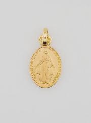 Medaglia Miracolosa in Oro 18k - 10 mm