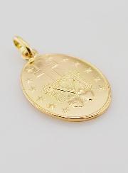 Medaglia Miracolosa in Oro 18k - 25 mm