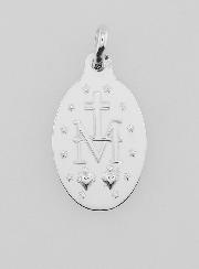 Medaglia Miracolosa in Argento Massiccio - 19 mm