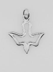 Medaglia dello Spirito Santo in Inox - 17mm