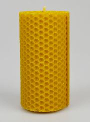 Candela Decorativa 100% Cera d'Api - 10x5 cm