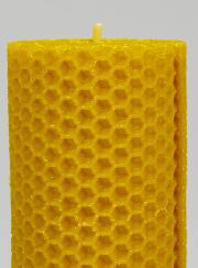 Candela Decorativa 100% Cera d'Api - 10x5 cm