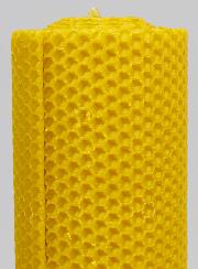 Candela Decorativa 100% Cera d’Ape - 15x6cm