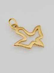 Medaglia dello Spirito Santo in Inox Dorato