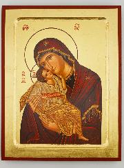 Icona Religiosa della Vergine della Tenerezza - 24 cm