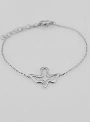 Bracciale Spirito Santo Traforato in Inox