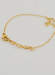 Bracciale Spirito Santo Traforato in Inox Dorato