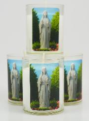 Set di 4 Candele Votive Madonna dei Poveri