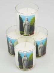 Set di 4 Candele Votive Madonna dei Poveri