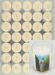 Set di 10 Candele Votive Madonna dei Poveri