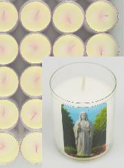 Set di 10 Candele Votive Madonna dei Poveri