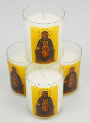 Set di 4 Candele Votive Nostra Signora di Montserrat