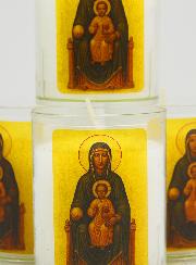 Set di 4 Candele Votive Nostra Signora di Montserrat