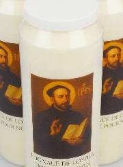 Pacco da 3 Candele per Novena a Sant'Ignazio di Loyola