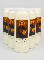 Pacco da 6 Candele per Novena a Sant'Ignazio di Loyola
