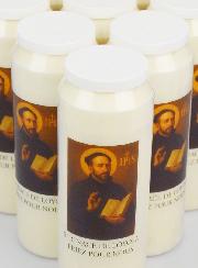 Pacco da 20 Candele per Novena a Sant'Ignazio di Loyola