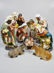 Presepe di Natale Completo 11 Personaggi - 30 cm