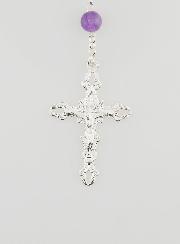 Rosario Vergine Miracolosa - Ametista & Argento 925